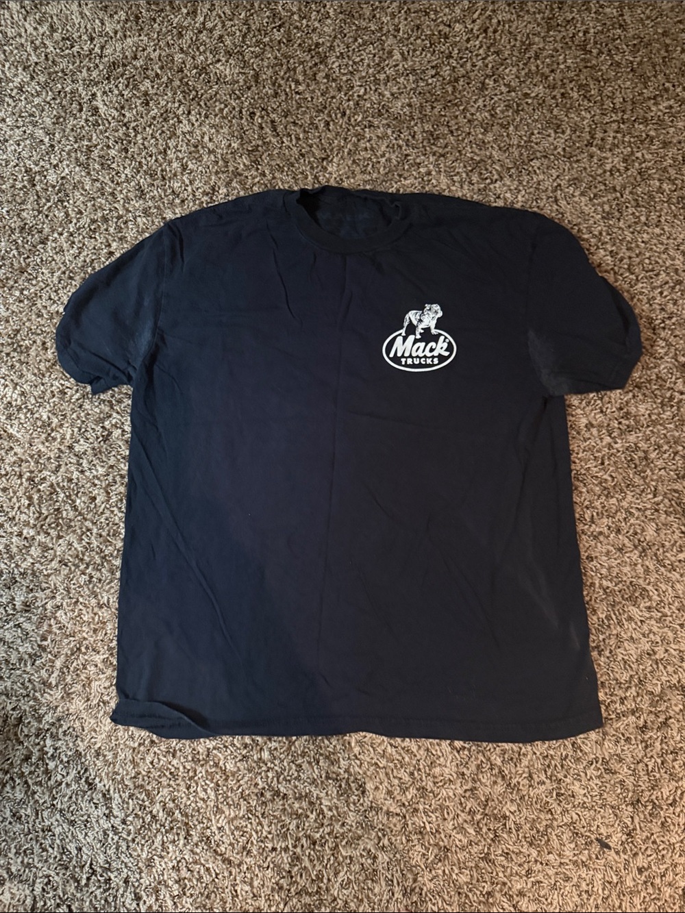 Mack Trucks Black Short-Sleeve Logo Tee